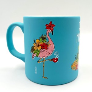 Flamingo Mug-Blue