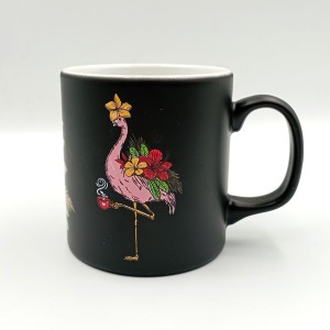 Flamingo Mug-Black