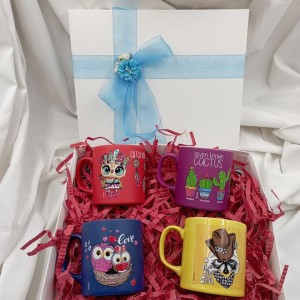 Quadruple Mugs Gift Box 