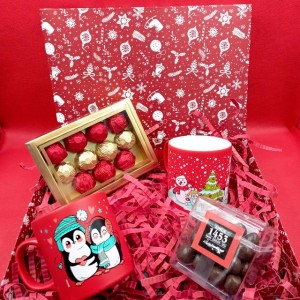 Happy Penguin New Year Hediye Kutusu